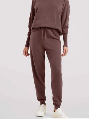 nuuds Luxe Knit Drawstring Cotton Blend Joggers